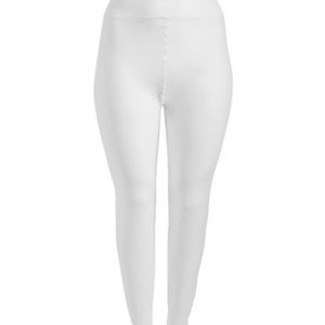 New Women's Plus Size White Leggings Size 2X/3X